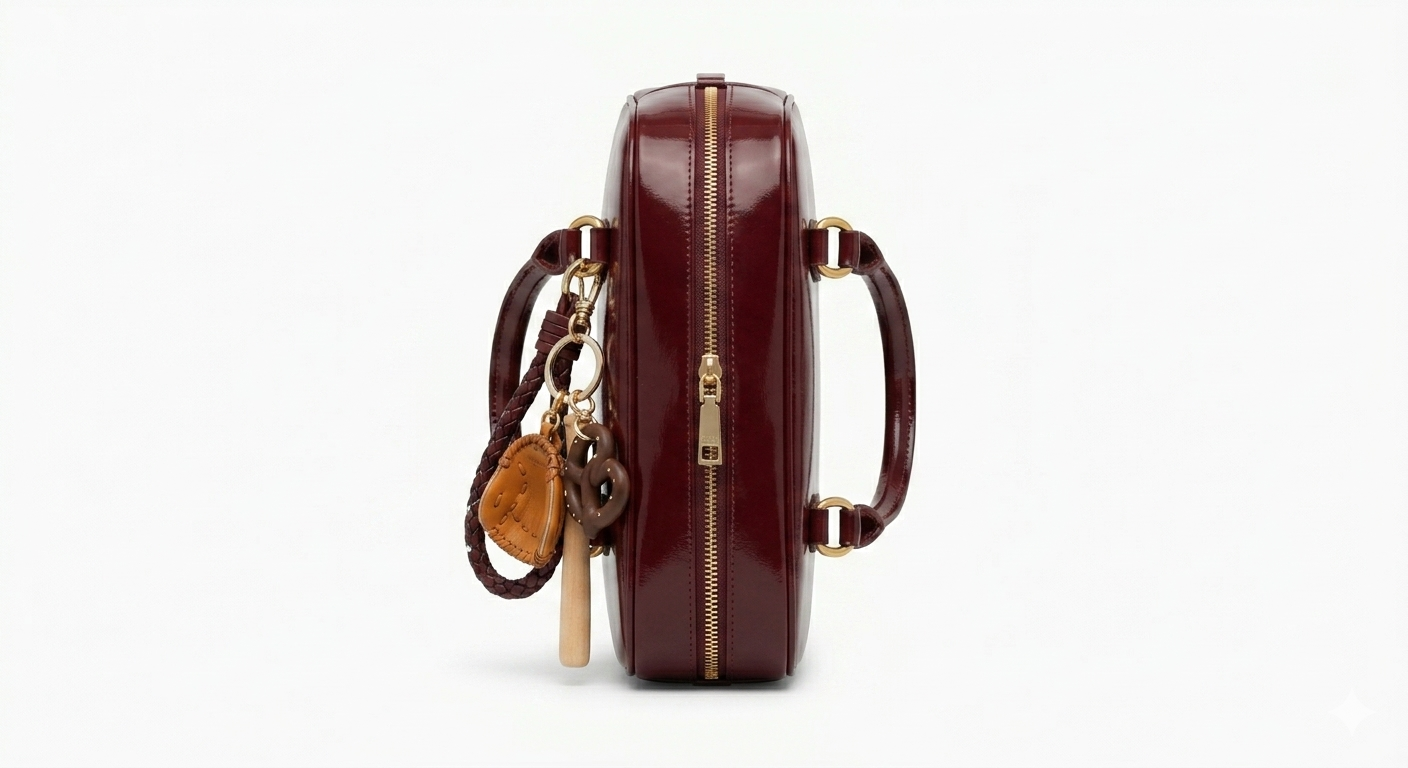 Bee in the bag Women Burgundy Leather Satchel Crossbody Bag